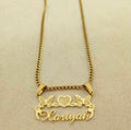 Custom Butterfly Name Plate