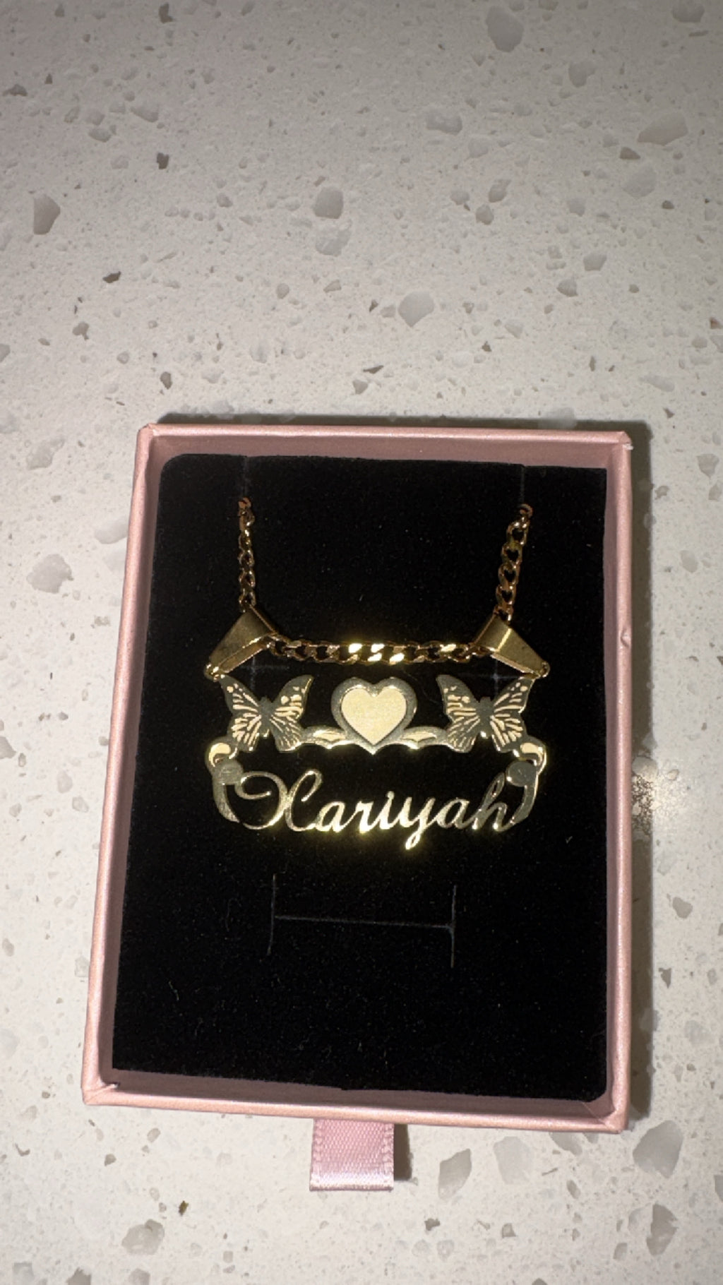 Custom Butterfly Name Plate