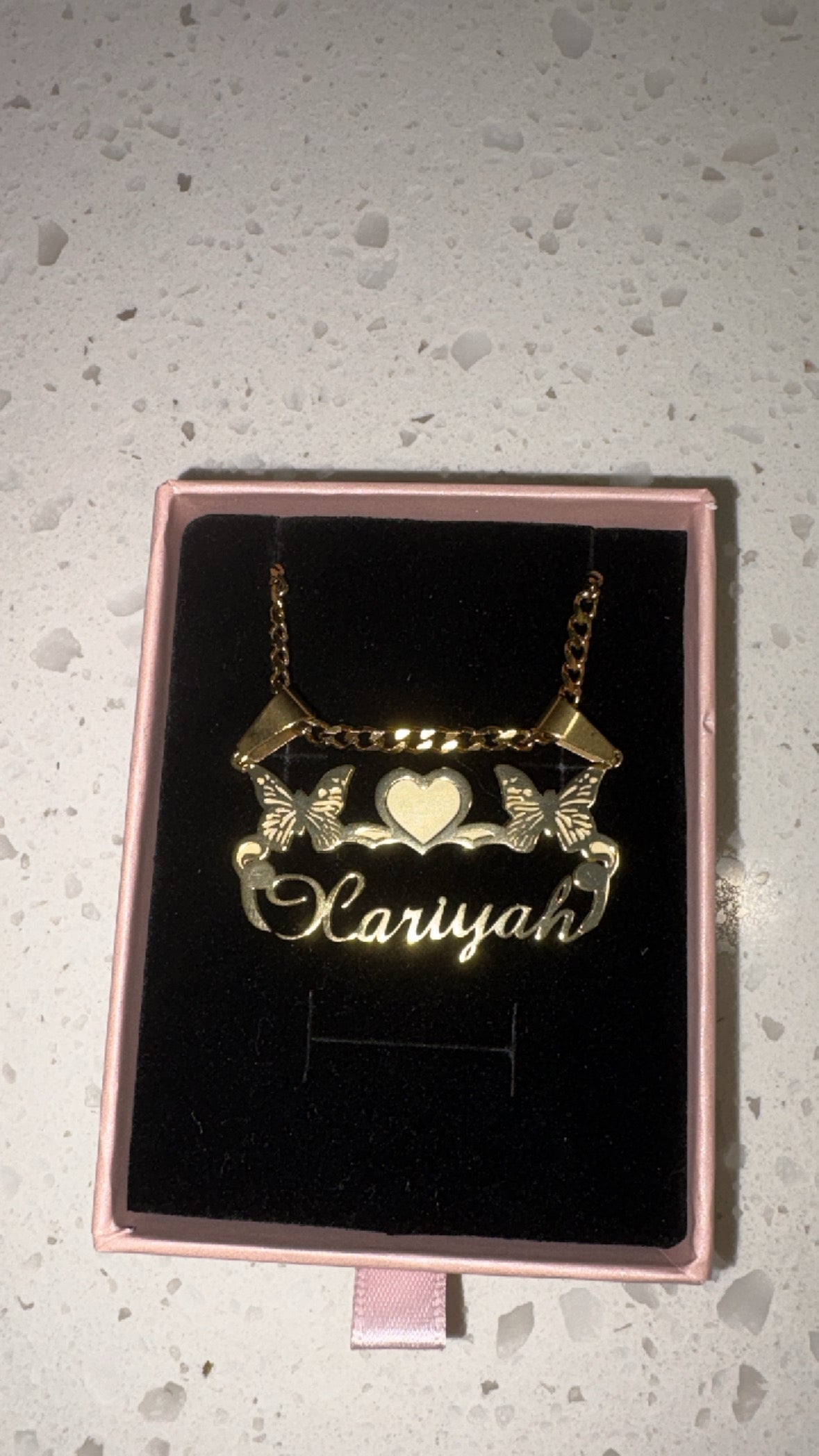 Custom Butterfly Name Plate