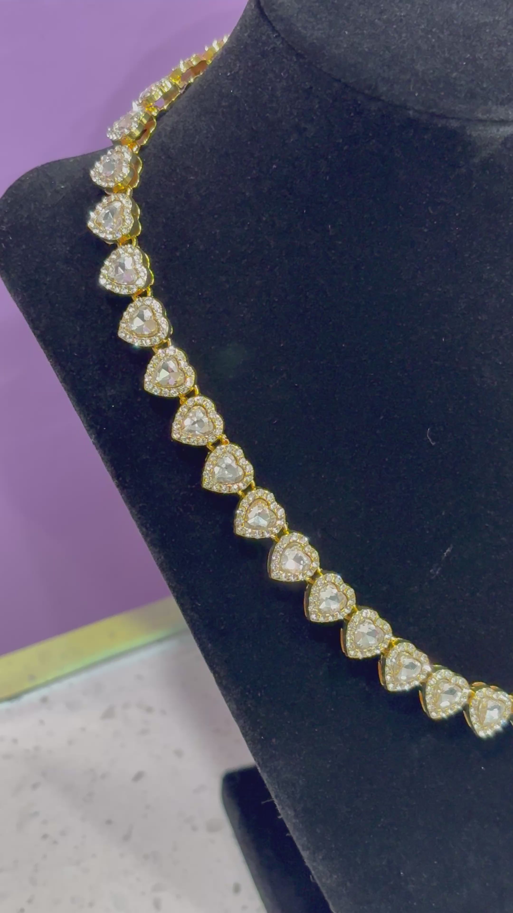 Gold Heart Set